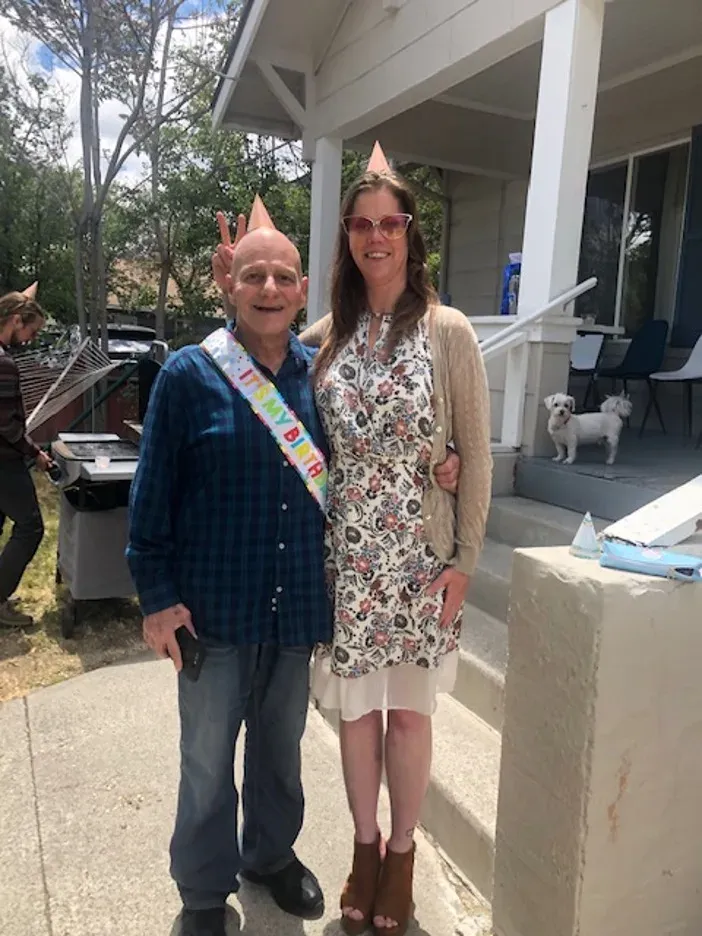 Frank and friend, Jessica Taylor