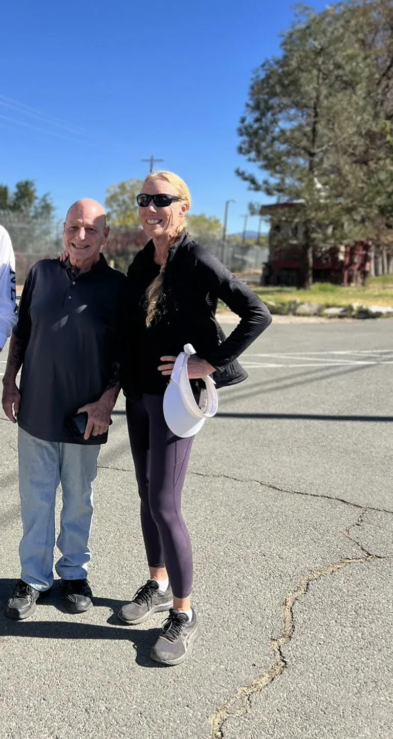 Frank with Dr. Karen Gedney