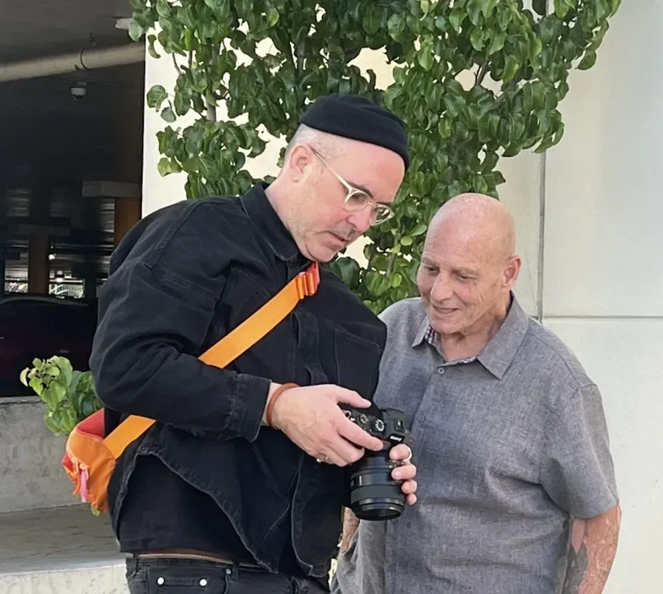 Frank with filmmaker, Ash Jones
