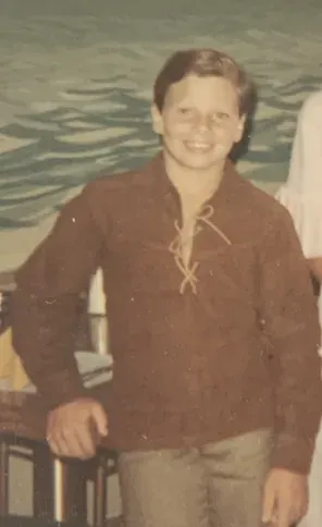 Frank as a boy